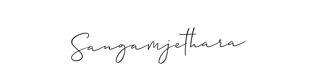 See photos of Sangamjethara official signature by Spectra . Check more albums & portfolios. Read reviews & check more about Allison_Script font. Sangamjethara signature style 2 images and pictures png