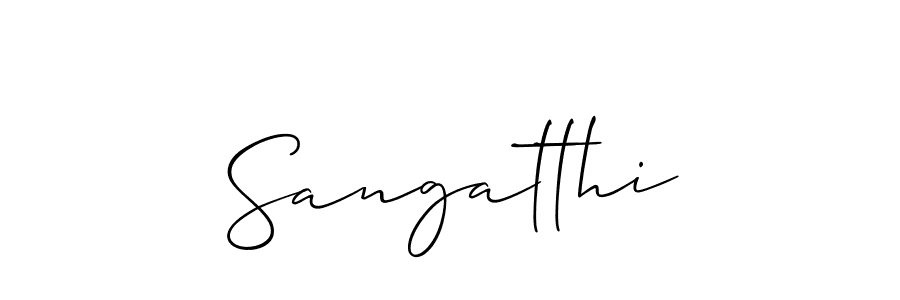 Make a beautiful signature design for name Sangatthi. Use this online signature maker to create a handwritten signature for free. Sangatthi signature style 2 images and pictures png