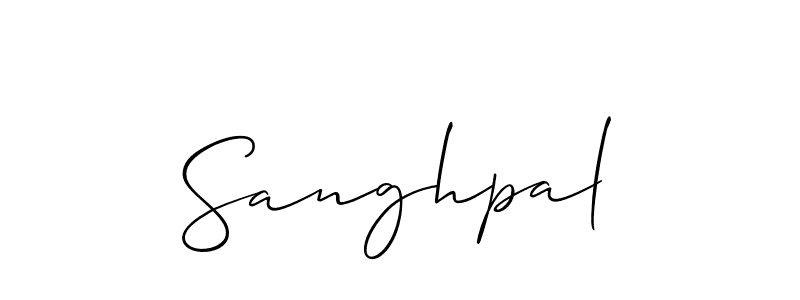 How to make Sanghpal signature? Allison_Script is a professional autograph style. Create handwritten signature for Sanghpal name. Sanghpal signature style 2 images and pictures png