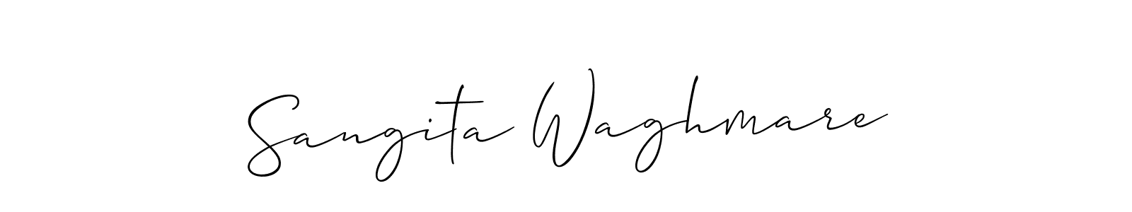 Once you've used our free online signature maker to create your best signature Allison_Script style, it's time to enjoy all of the benefits that Sangita Waghmare name signing documents. Sangita Waghmare signature style 2 images and pictures png