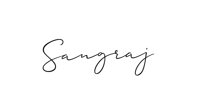 if you are searching for the best signature style for your name Sangraj. so please give up your signature search. here we have designed multiple signature styles  using Allison_Script. Sangraj signature style 2 images and pictures png