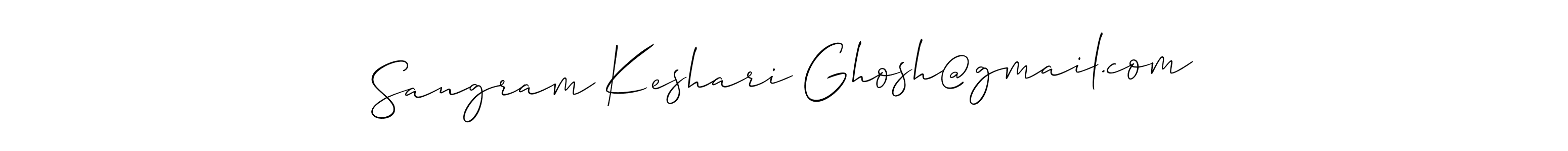 Use a signature maker to create a handwritten signature online. With this signature software, you can design (Allison_Script) your own signature for name Sangram Keshari Ghosh@gmail.com. Sangram Keshari Ghosh@gmail.com signature style 2 images and pictures png