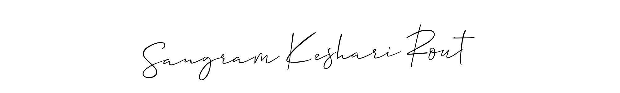 Make a short Sangram Keshari Rout signature style. Manage your documents anywhere anytime using Allison_Script. Create and add eSignatures, submit forms, share and send files easily. Sangram Keshari Rout signature style 2 images and pictures png