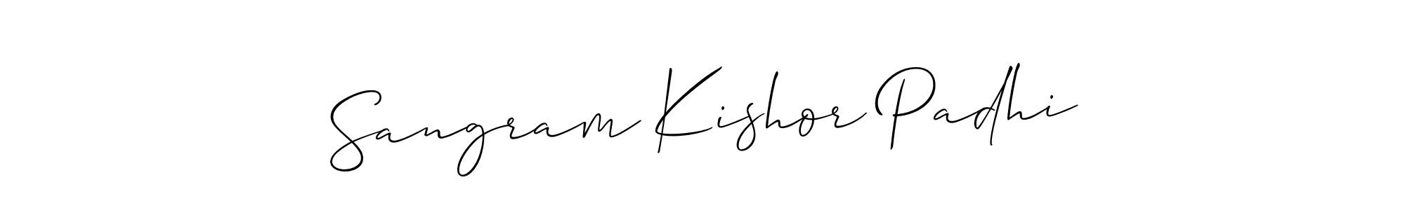 Best and Professional Signature Style for Sangram Kishor Padhi. Allison_Script Best Signature Style Collection. Sangram Kishor Padhi signature style 2 images and pictures png