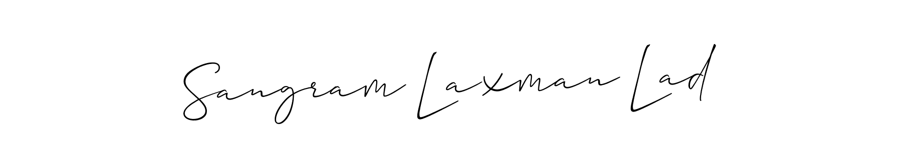 You can use this online signature creator to create a handwritten signature for the name Sangram Laxman Lad. This is the best online autograph maker. Sangram Laxman Lad signature style 2 images and pictures png