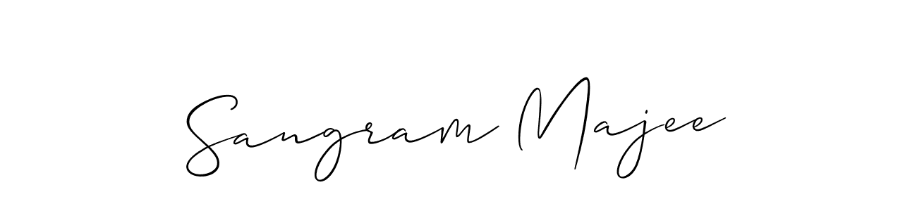 Sangram Majee stylish signature style. Best Handwritten Sign (Allison_Script) for my name. Handwritten Signature Collection Ideas for my name Sangram Majee. Sangram Majee signature style 2 images and pictures png