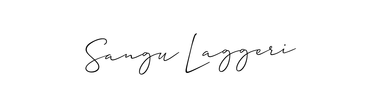 Once you've used our free online signature maker to create your best signature Allison_Script style, it's time to enjoy all of the benefits that Sangu Laggeri name signing documents. Sangu Laggeri signature style 2 images and pictures png