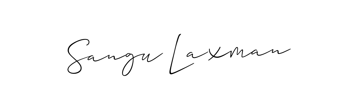 Make a beautiful signature design for name Sangu Laxman. Use this online signature maker to create a handwritten signature for free. Sangu Laxman signature style 2 images and pictures png