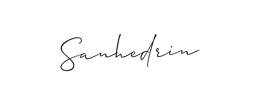 It looks lik you need a new signature style for name Sanhedrin. Design unique handwritten (Allison_Script) signature with our free signature maker in just a few clicks. Sanhedrin signature style 2 images and pictures png