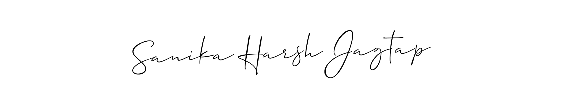 Once you've used our free online signature maker to create your best signature Allison_Script style, it's time to enjoy all of the benefits that Sanika Harsh Jagtap name signing documents. Sanika Harsh Jagtap signature style 2 images and pictures png