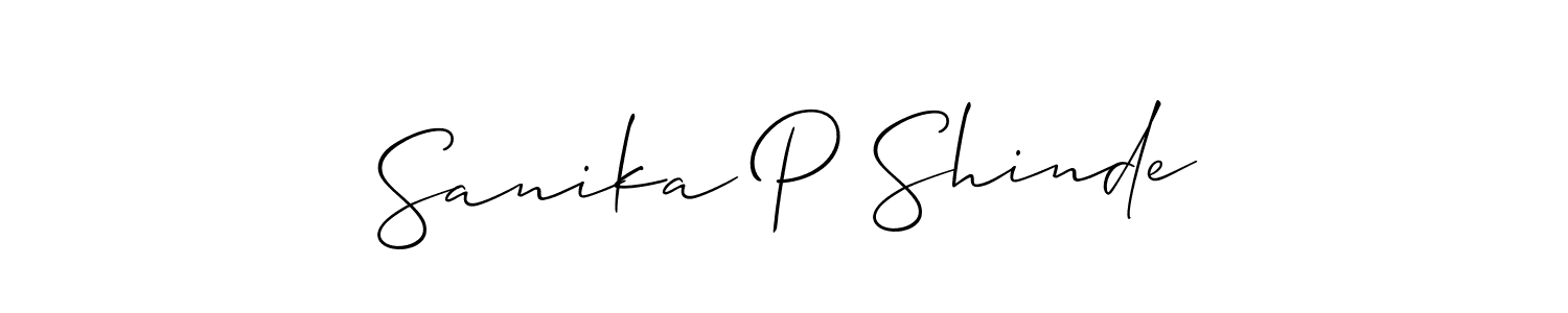 See photos of Sanika P Shinde official signature by Spectra . Check more albums & portfolios. Read reviews & check more about Allison_Script font. Sanika P Shinde signature style 2 images and pictures png