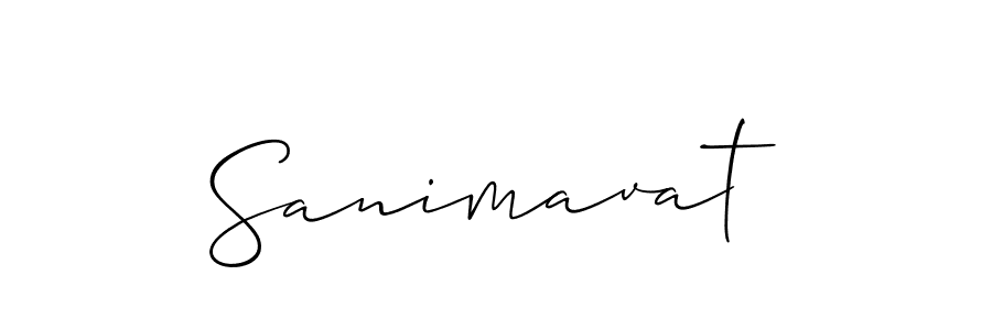 You can use this online signature creator to create a handwritten signature for the name Sanimavat. This is the best online autograph maker. Sanimavat signature style 2 images and pictures png