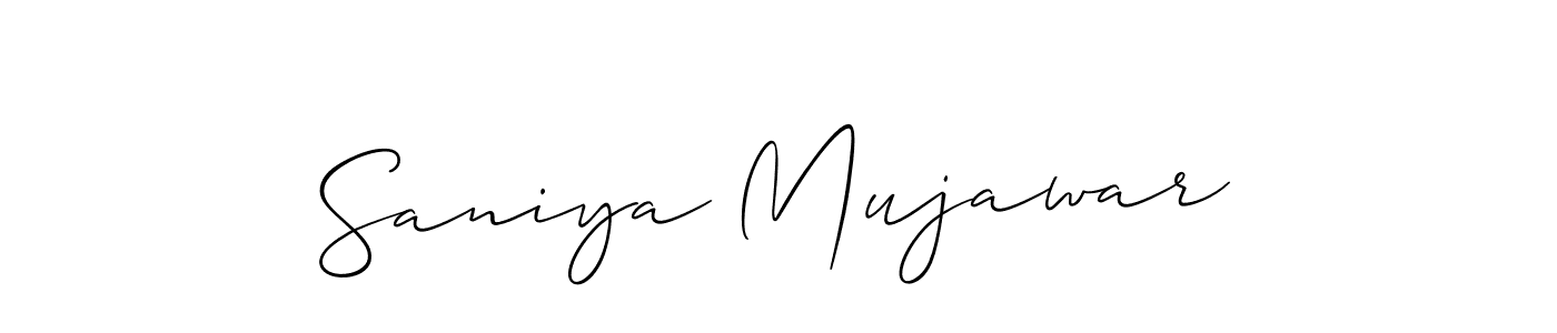 Best and Professional Signature Style for Saniya Mujawar. Allison_Script Best Signature Style Collection. Saniya Mujawar signature style 2 images and pictures png