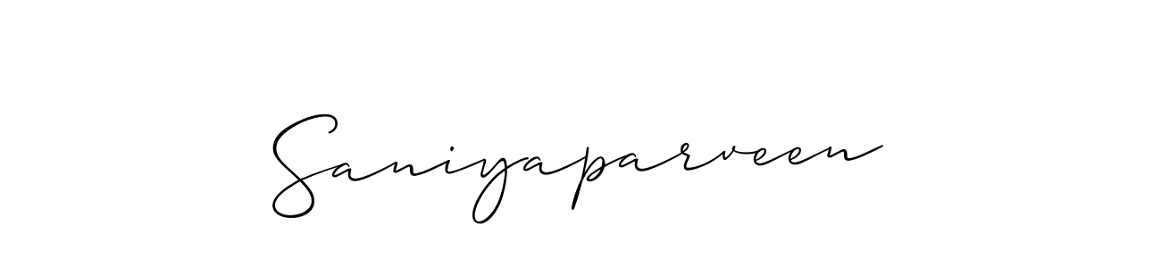 You can use this online signature creator to create a handwritten signature for the name Saniyaparveen. This is the best online autograph maker. Saniyaparveen signature style 2 images and pictures png