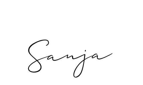 The best way (Allison_Script) to make a short signature is to pick only two or three words in your name. The name Sanja include a total of six letters. For converting this name. Sanja signature style 2 images and pictures png