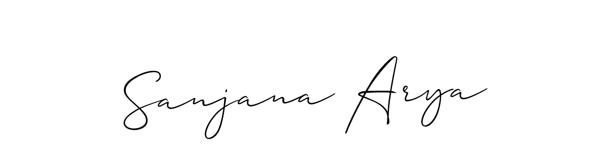 See photos of Sanjana Arya official signature by Spectra . Check more albums & portfolios. Read reviews & check more about Allison_Script font. Sanjana Arya signature style 2 images and pictures png