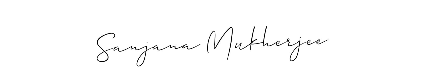 Once you've used our free online signature maker to create your best signature Allison_Script style, it's time to enjoy all of the benefits that Sanjana Mukherjee name signing documents. Sanjana Mukherjee signature style 2 images and pictures png