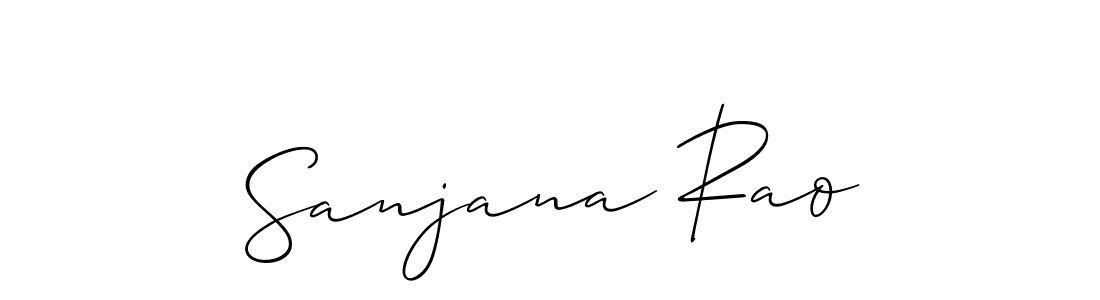 Check out images of Autograph of Sanjana Rao name. Actor Sanjana Rao Signature Style. Allison_Script is a professional sign style online. Sanjana Rao signature style 2 images and pictures png