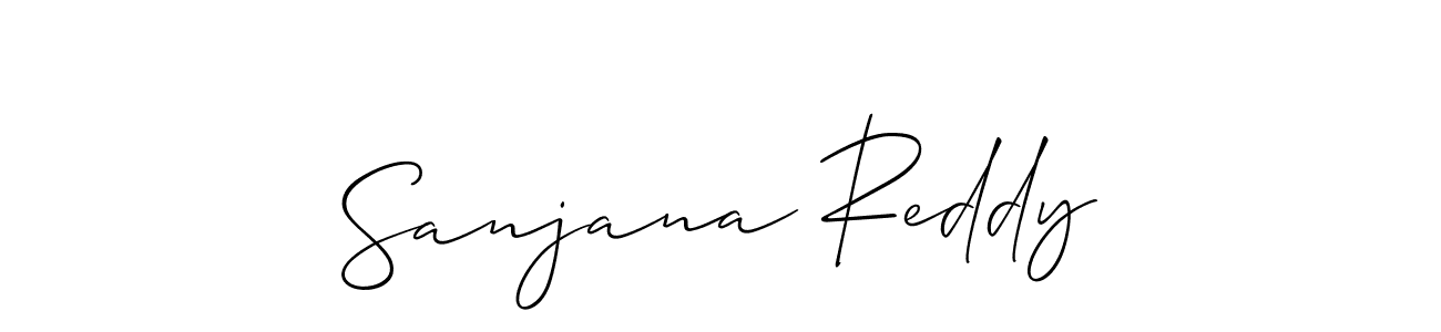 How to Draw Sanjana Reddy signature style? Allison_Script is a latest design signature styles for name Sanjana Reddy. Sanjana Reddy signature style 2 images and pictures png