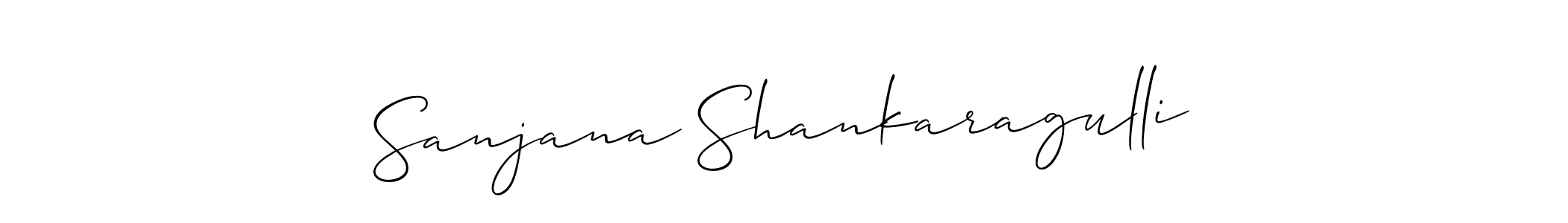 Make a beautiful signature design for name Sanjana Shankaragulli. Use this online signature maker to create a handwritten signature for free. Sanjana Shankaragulli signature style 2 images and pictures png