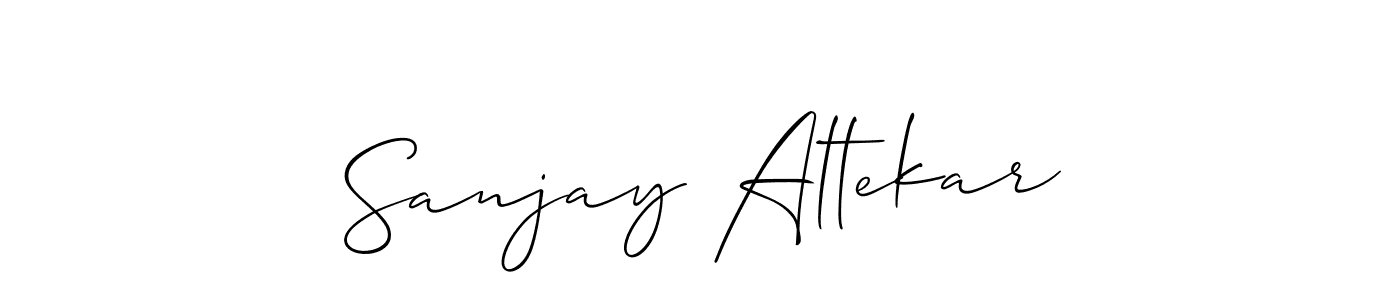 How to Draw Sanjay Altekar signature style? Allison_Script is a latest design signature styles for name Sanjay Altekar. Sanjay Altekar signature style 2 images and pictures png
