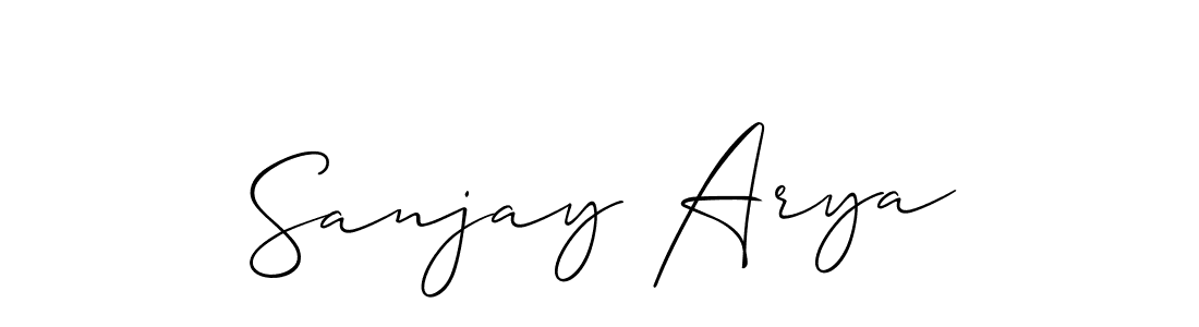 You can use this online signature creator to create a handwritten signature for the name Sanjay Arya. This is the best online autograph maker. Sanjay Arya signature style 2 images and pictures png