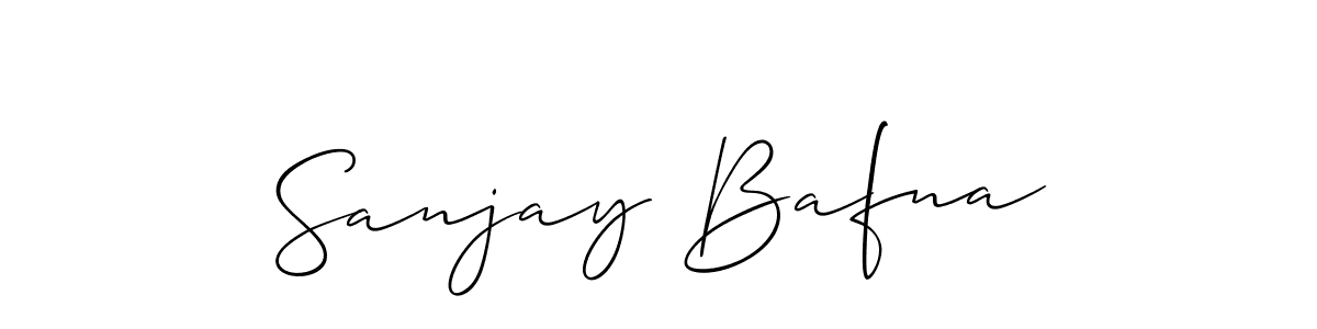 Make a beautiful signature design for name Sanjay Bafna. Use this online signature maker to create a handwritten signature for free. Sanjay Bafna signature style 2 images and pictures png