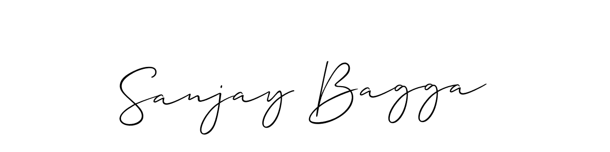 It looks lik you need a new signature style for name Sanjay Bagga. Design unique handwritten (Allison_Script) signature with our free signature maker in just a few clicks. Sanjay Bagga signature style 2 images and pictures png
