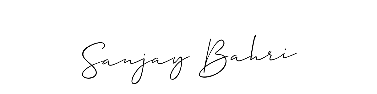 Once you've used our free online signature maker to create your best signature Allison_Script style, it's time to enjoy all of the benefits that Sanjay Bahri name signing documents. Sanjay Bahri signature style 2 images and pictures png