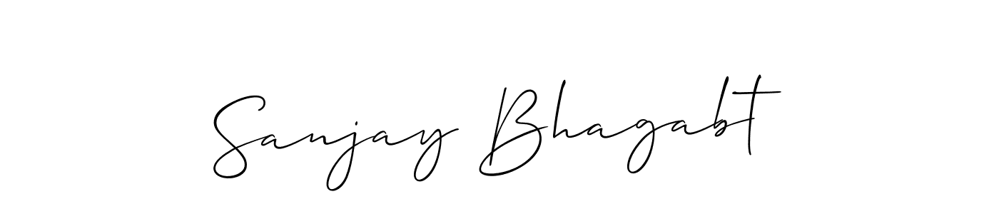 Similarly Allison_Script is the best handwritten signature design. Signature creator online .You can use it as an online autograph creator for name Sanjay Bhagabt. Sanjay Bhagabt signature style 2 images and pictures png