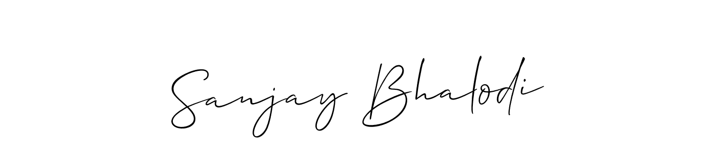 Best and Professional Signature Style for Sanjay Bhalodi. Allison_Script Best Signature Style Collection. Sanjay Bhalodi signature style 2 images and pictures png