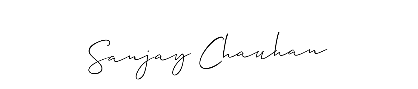 Make a short Sanjay Chauhan signature style. Manage your documents anywhere anytime using Allison_Script. Create and add eSignatures, submit forms, share and send files easily. Sanjay Chauhan signature style 2 images and pictures png