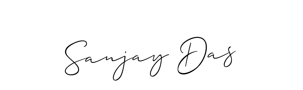 How to make Sanjay Das name signature. Use Allison_Script style for creating short signs online. This is the latest handwritten sign. Sanjay Das signature style 2 images and pictures png