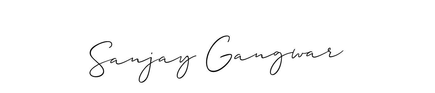 See photos of Sanjay Gangwar official signature by Spectra . Check more albums & portfolios. Read reviews & check more about Allison_Script font. Sanjay Gangwar signature style 2 images and pictures png