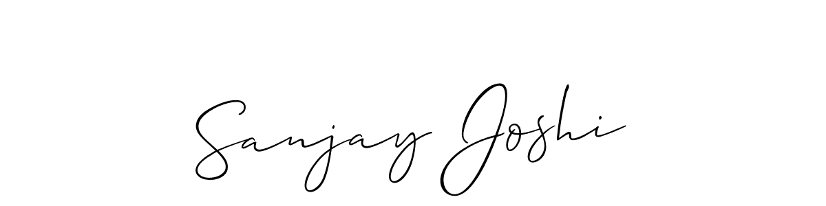 Make a beautiful signature design for name Sanjay Joshi. Use this online signature maker to create a handwritten signature for free. Sanjay Joshi signature style 2 images and pictures png