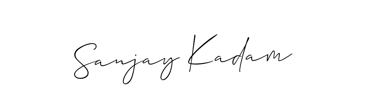 You can use this online signature creator to create a handwritten signature for the name Sanjay Kadam. This is the best online autograph maker. Sanjay Kadam signature style 2 images and pictures png