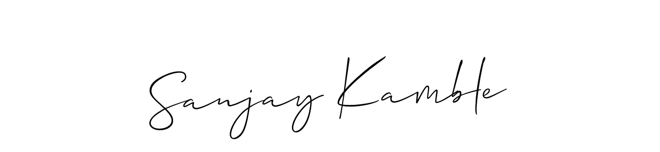 You can use this online signature creator to create a handwritten signature for the name Sanjay Kamble. This is the best online autograph maker. Sanjay Kamble signature style 2 images and pictures png