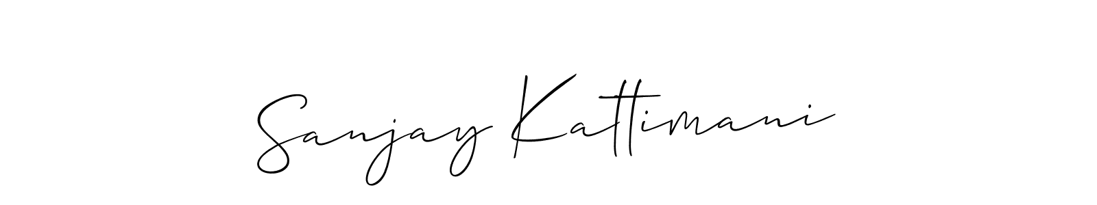 Best and Professional Signature Style for Sanjay Kattimani. Allison_Script Best Signature Style Collection. Sanjay Kattimani signature style 2 images and pictures png