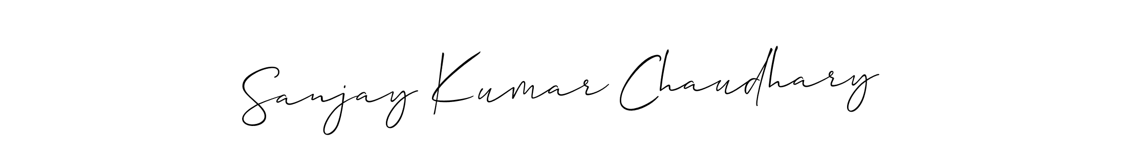 The best way (Allison_Script) to make a short signature is to pick only two or three words in your name. The name Sanjay Kumar Chaudhary include a total of six letters. For converting this name. Sanjay Kumar Chaudhary signature style 2 images and pictures png