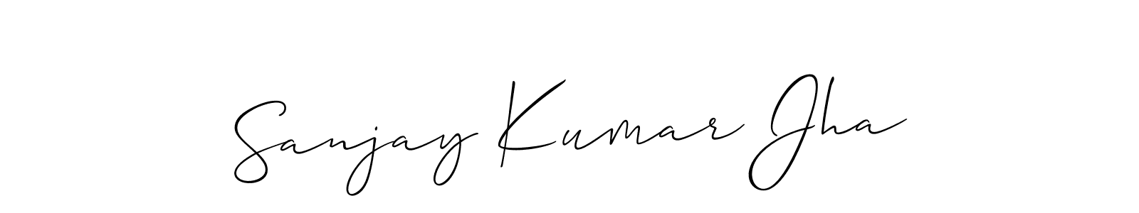 It looks lik you need a new signature style for name Sanjay Kumar Jha. Design unique handwritten (Allison_Script) signature with our free signature maker in just a few clicks. Sanjay Kumar Jha signature style 2 images and pictures png