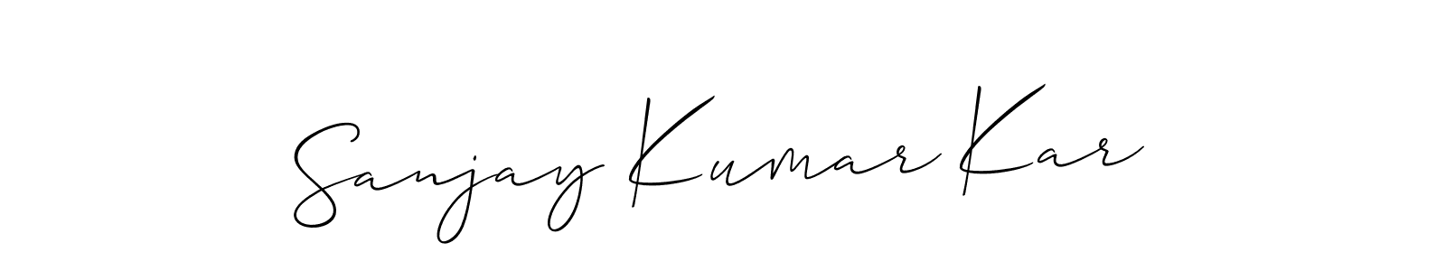 Best and Professional Signature Style for Sanjay Kumar Kar. Allison_Script Best Signature Style Collection. Sanjay Kumar Kar signature style 2 images and pictures png