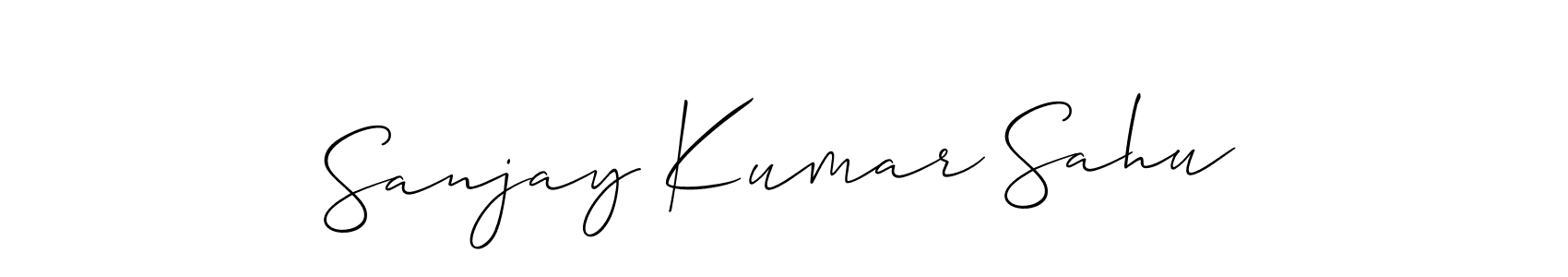 Also we have Sanjay Kumar Sahu name is the best signature style. Create professional handwritten signature collection using Allison_Script autograph style. Sanjay Kumar Sahu signature style 2 images and pictures png