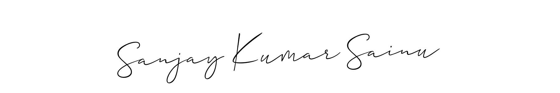 Once you've used our free online signature maker to create your best signature Allison_Script style, it's time to enjoy all of the benefits that Sanjay Kumar Sainu name signing documents. Sanjay Kumar Sainu signature style 2 images and pictures png