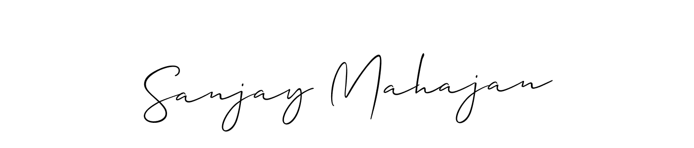 Sanjay Mahajan stylish signature style. Best Handwritten Sign (Allison_Script) for my name. Handwritten Signature Collection Ideas for my name Sanjay Mahajan. Sanjay Mahajan signature style 2 images and pictures png