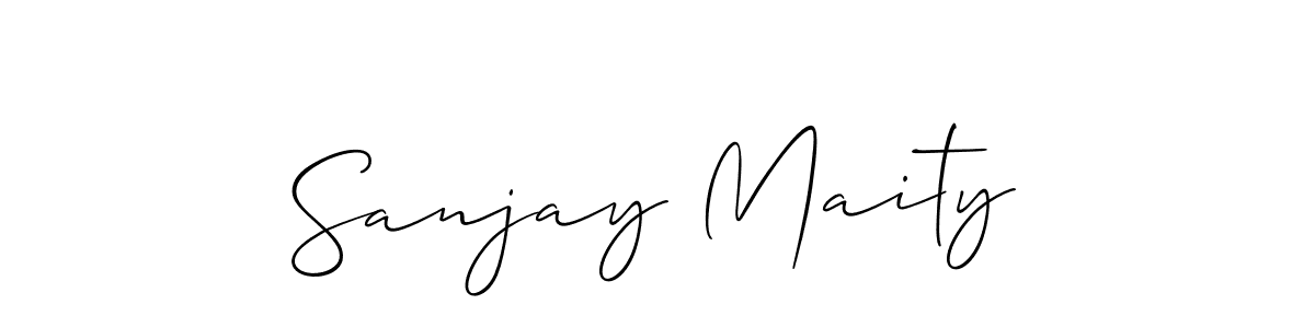 Similarly Allison_Script is the best handwritten signature design. Signature creator online .You can use it as an online autograph creator for name Sanjay Maity. Sanjay Maity signature style 2 images and pictures png