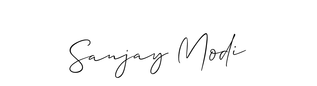 Also we have Sanjay Modi name is the best signature style. Create professional handwritten signature collection using Allison_Script autograph style. Sanjay Modi signature style 2 images and pictures png