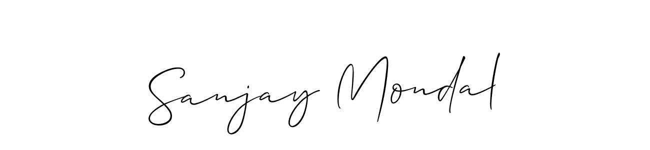 This is the best signature style for the Sanjay Mondal name. Also you like these signature font (Allison_Script). Mix name signature. Sanjay Mondal signature style 2 images and pictures png