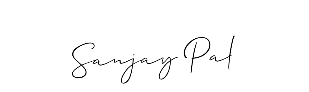 How to make Sanjay Pal name signature. Use Allison_Script style for creating short signs online. This is the latest handwritten sign. Sanjay Pal signature style 2 images and pictures png