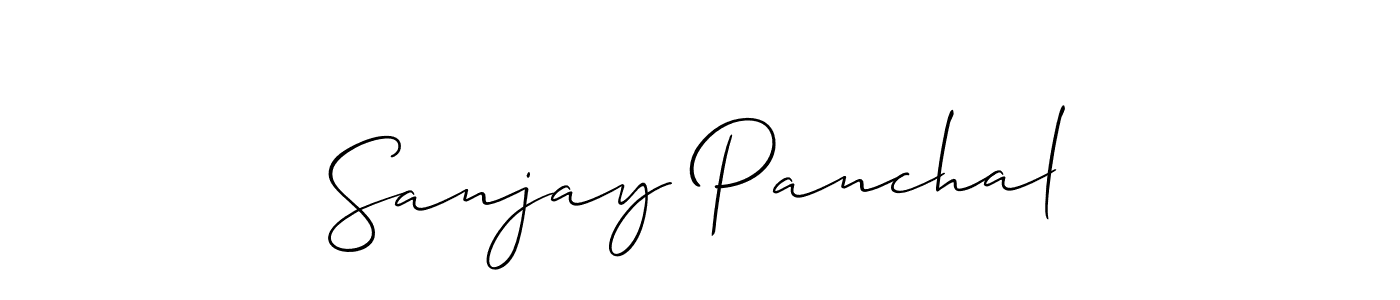 Make a beautiful signature design for name Sanjay Panchal. Use this online signature maker to create a handwritten signature for free. Sanjay Panchal signature style 2 images and pictures png