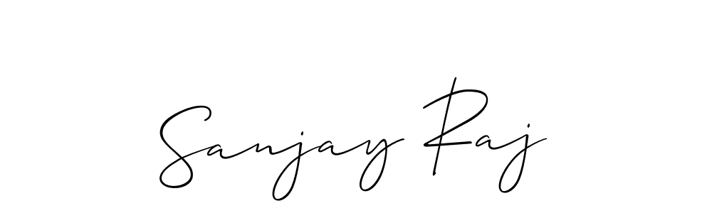 Create a beautiful signature design for name Sanjay Raj. With this signature (Allison_Script) fonts, you can make a handwritten signature for free. Sanjay Raj signature style 2 images and pictures png